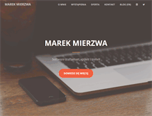 Tablet Screenshot of marek-mierzwa.com